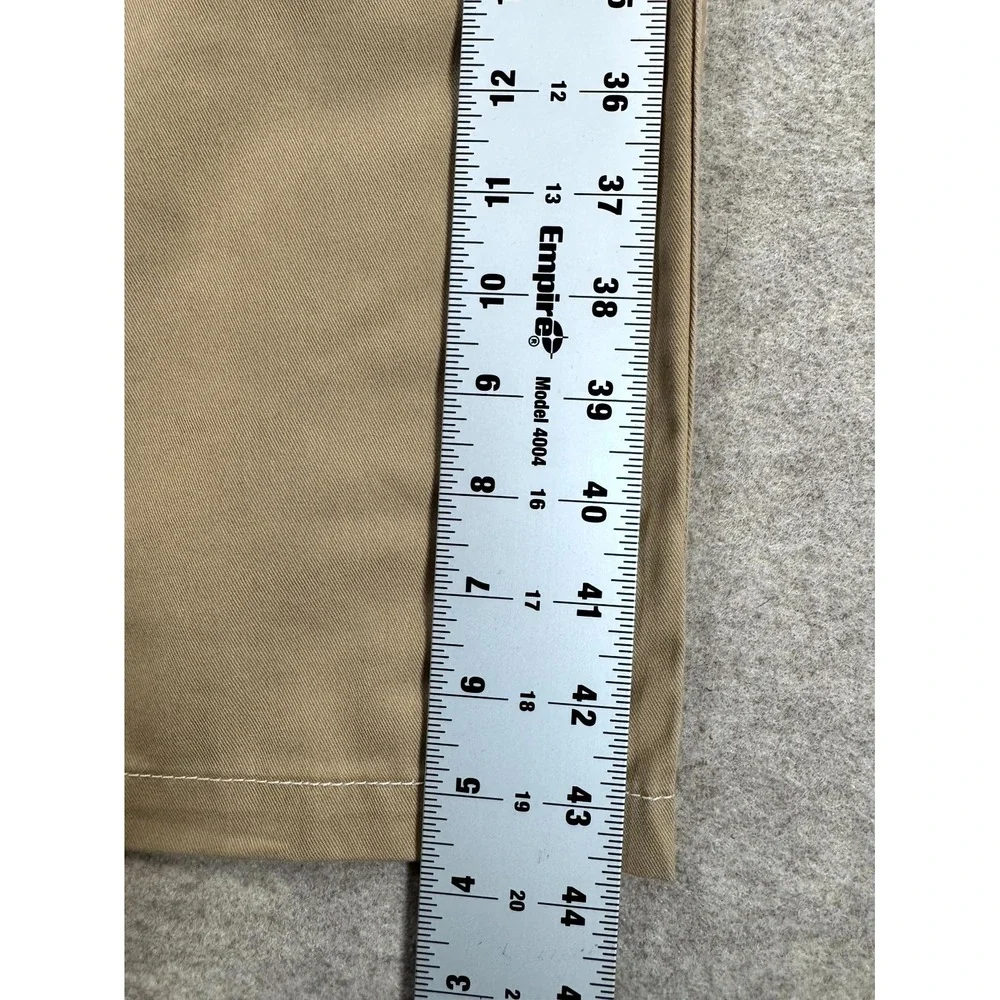 True Religion Cargo Pants Mens 32 Beige Cotton Straight Leg Hiking Flap Pockets